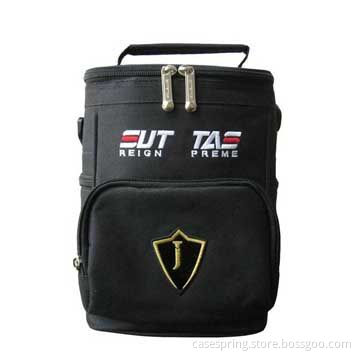 Cooler bags, made of 3mm nylon and special lining material, suitable for 6pcs of can